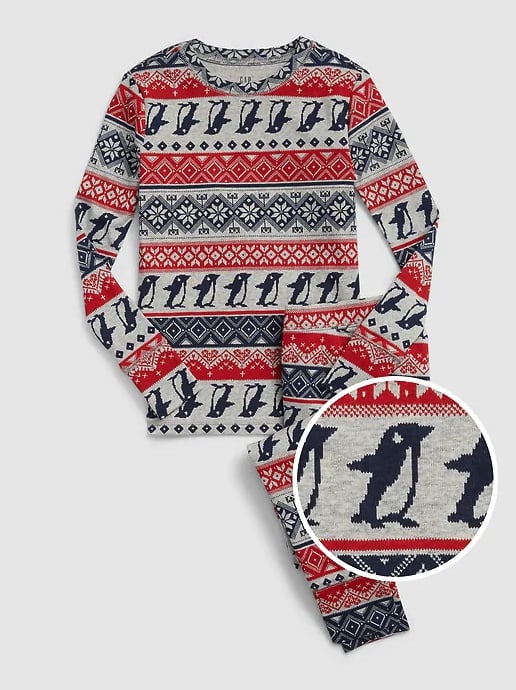 Kids Fair Isle Penguin PJ Set