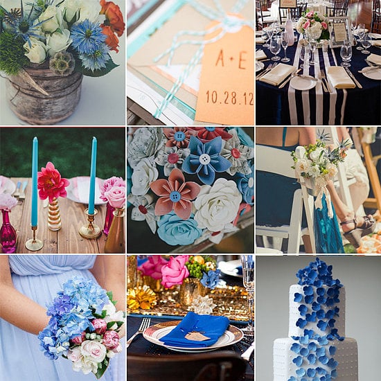 If you're looking to add blue to your wedding's color palette but don't know exactly where to start, POPSUGAR Home has found several weddings that give something blue a truly unique twist.