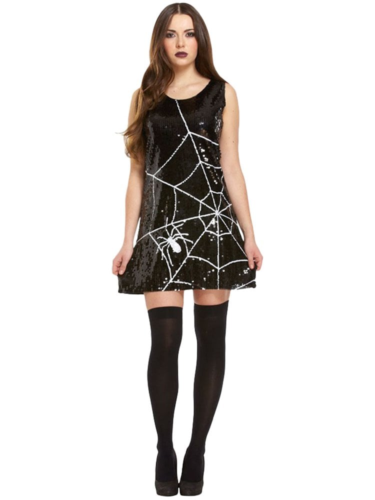 Sequin Spiderweb Dress