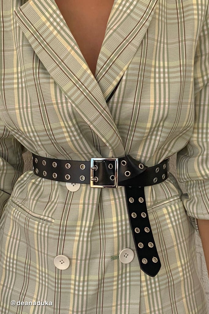 UO Square Double Prong Belt
