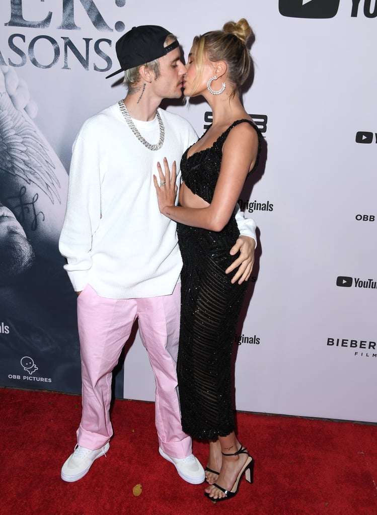 Justin and Hailey Bieber at the Seasons Premiere