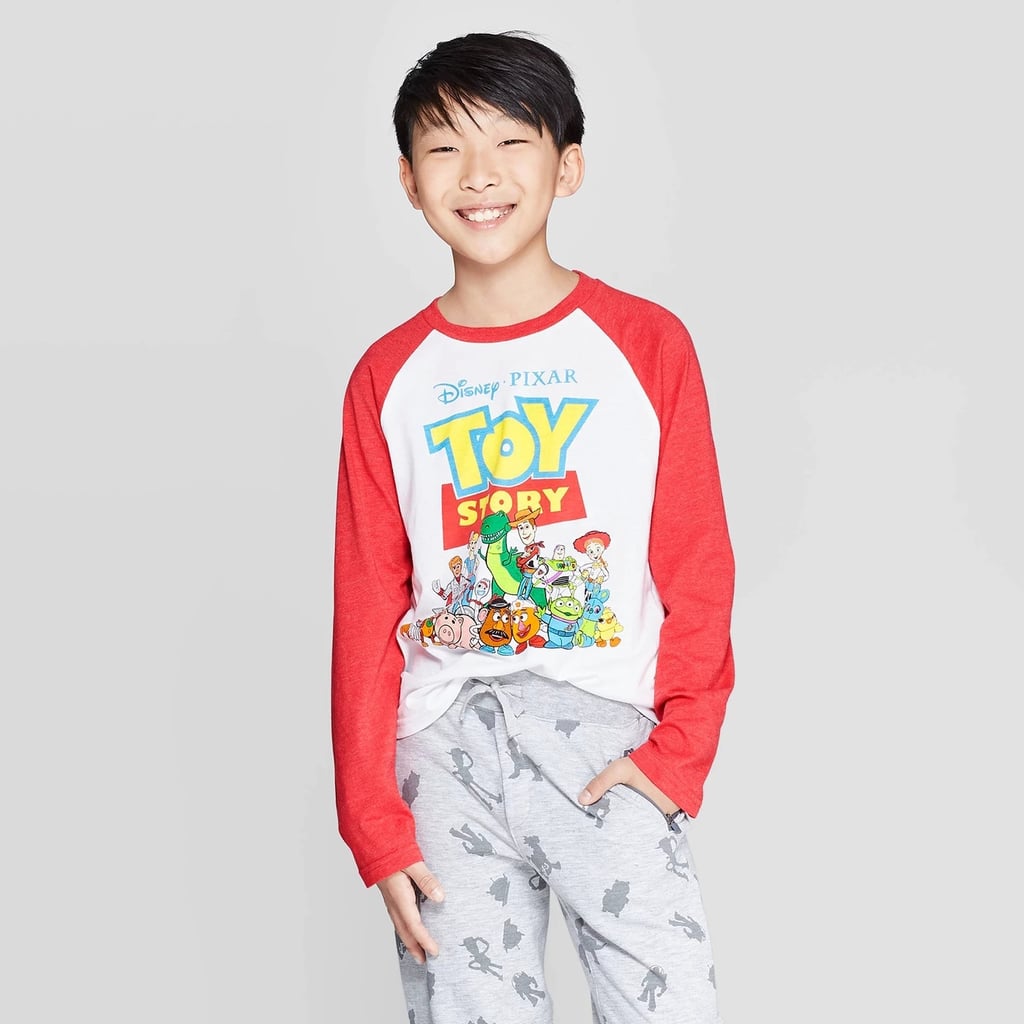 Boys' Long Sleeve Toy Story Group Raglan T-Shirt
