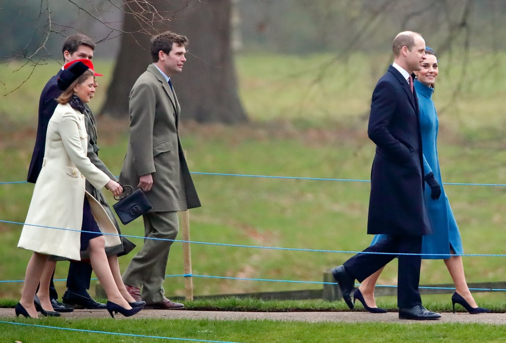 Prince William and Kate Middleton at Church Jan. 2019