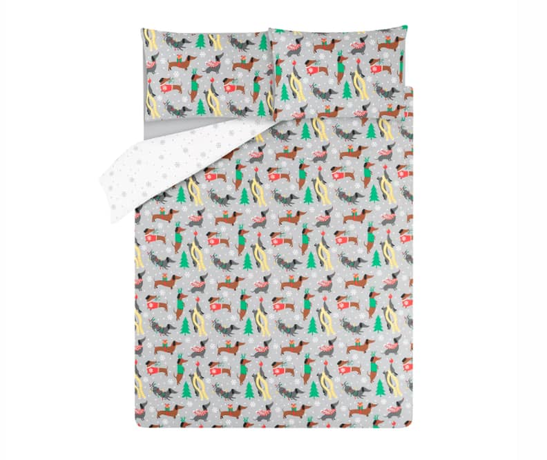 Asda sausage dog christmas bedding new arrivals