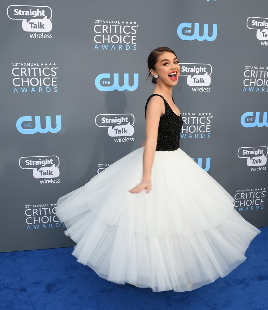 Sarah Hyland's Critics' Choice Awards Dress 2018