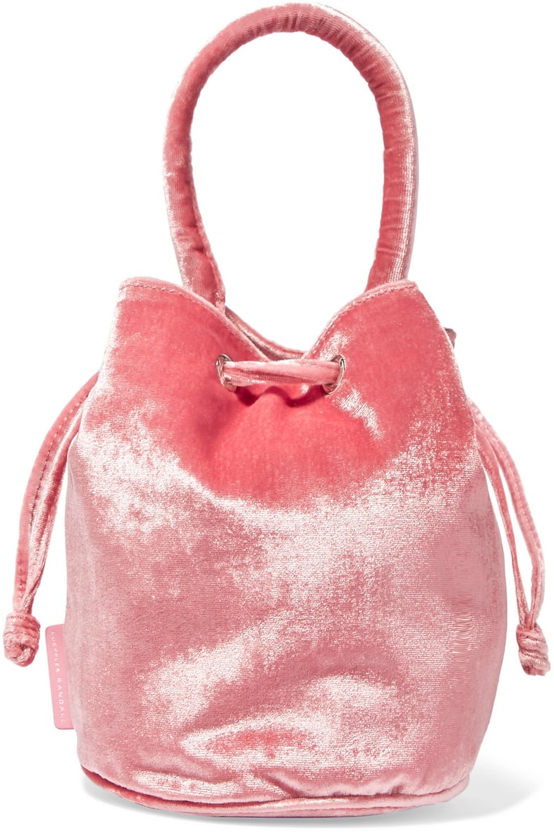 Loeffler Randall Jesmyn Velvet Bucket Bag