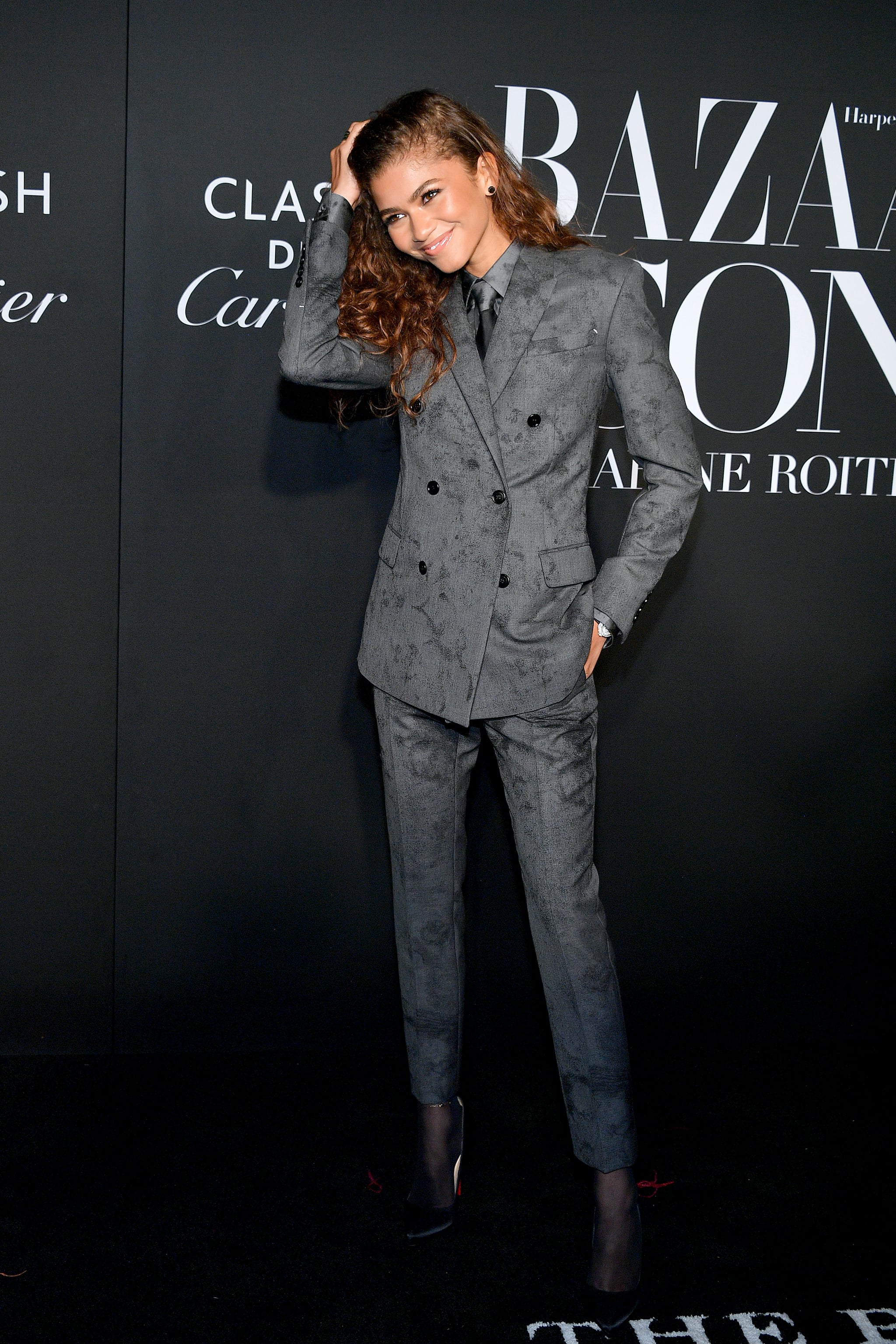 Zendaya Wore the Same Designer Suit as Michael B. Jordan