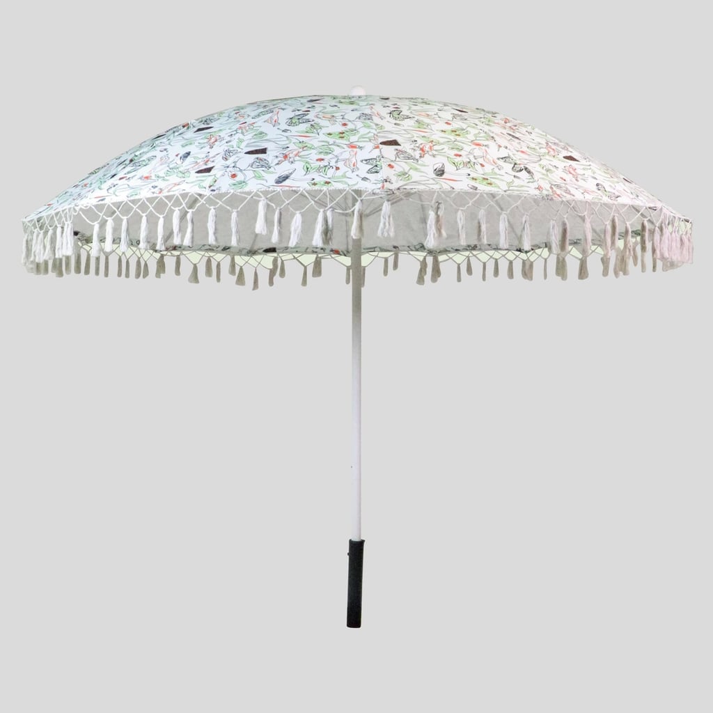 Birds and Butterflies Balinese Patio Umbrella