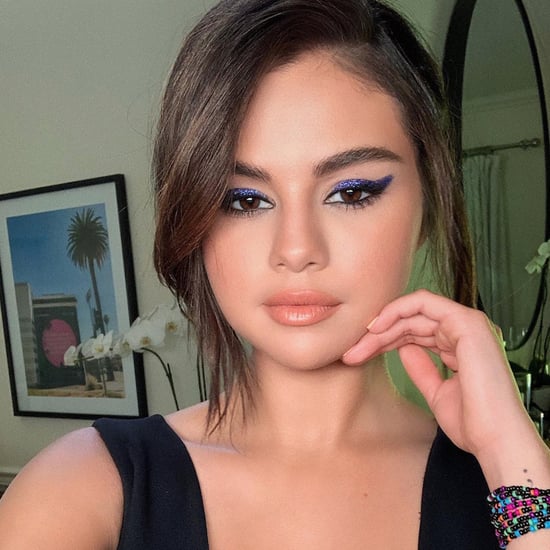 Selena Gomez's Purple Eye Shadow April 2019