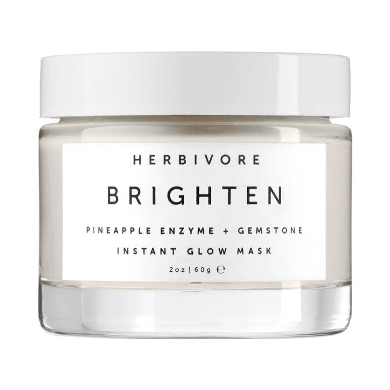 Pineapple Enzyme: Herbivore Brighten Pineapple Enzyme + Gemstone Instant Glow Mask