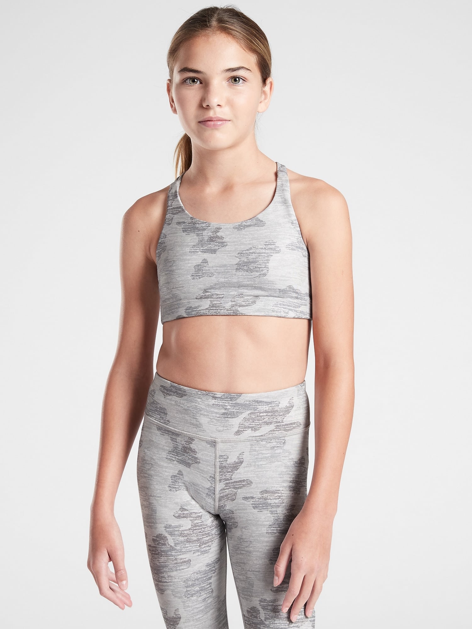 Athleta Girl Printed Upbeat Bra 2.0, Gym Class Hero! This Brand Has the  Best Mother-Daughter Fitness Sets