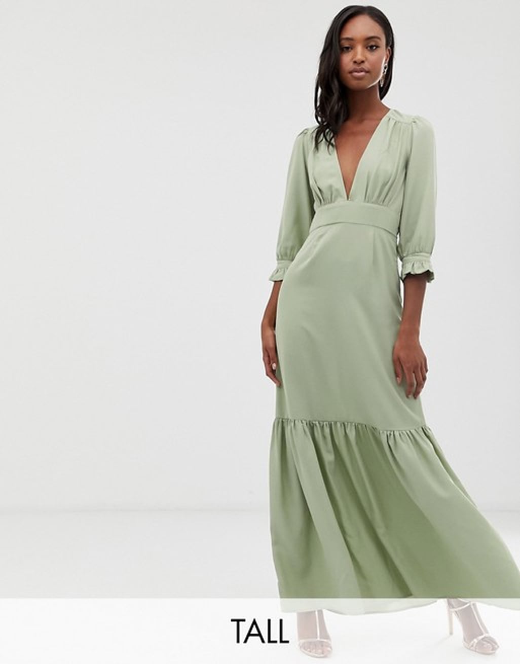 Ashley Graham Green Marina Rinaldi Maternity Dress | POPSUGAR Fashion