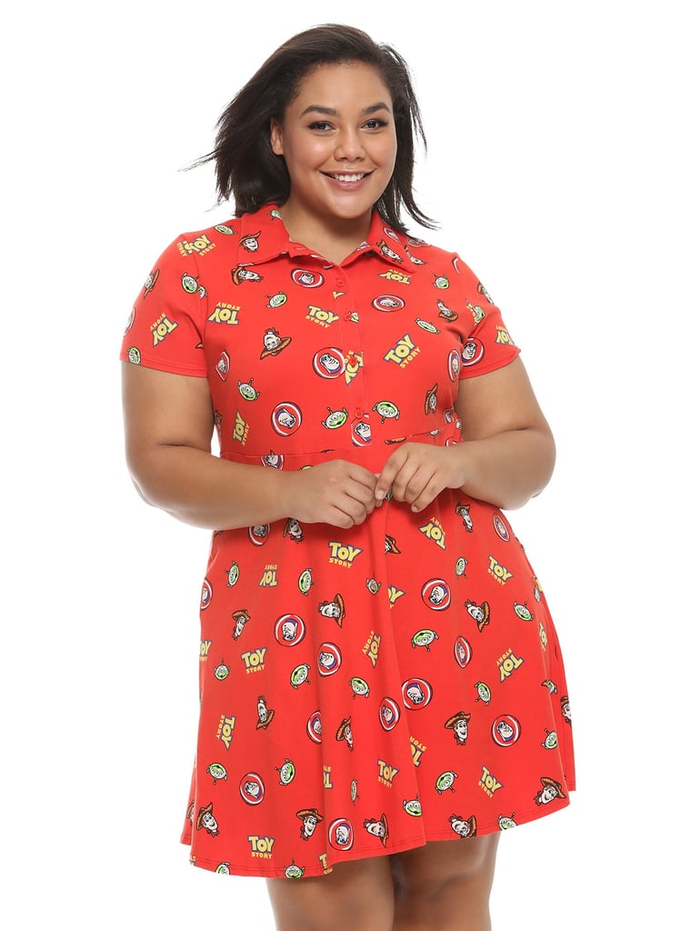 Disney Pixar Toy Story Red Collared Dress Plus Size
