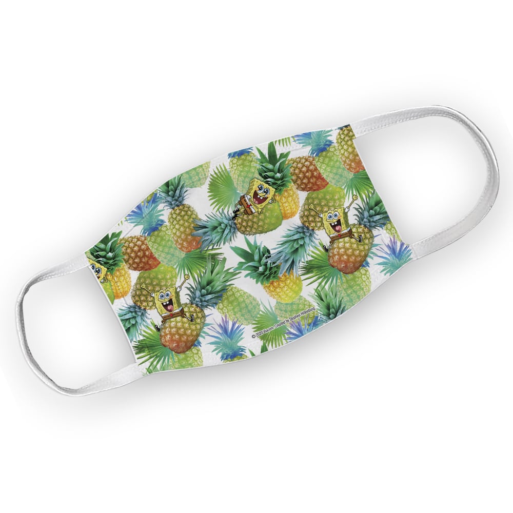 Spongebob Squarepants Pineapple Washable Face Mask