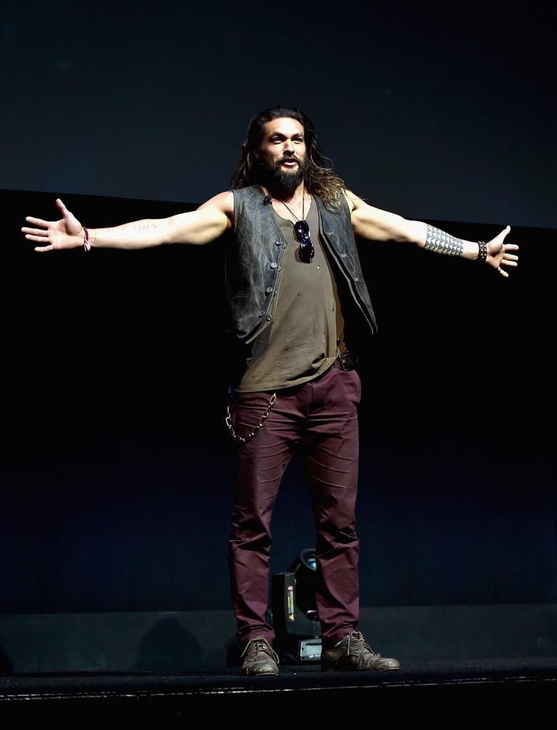 Jason Momoa at CinemaCon in Las Vegas 2017