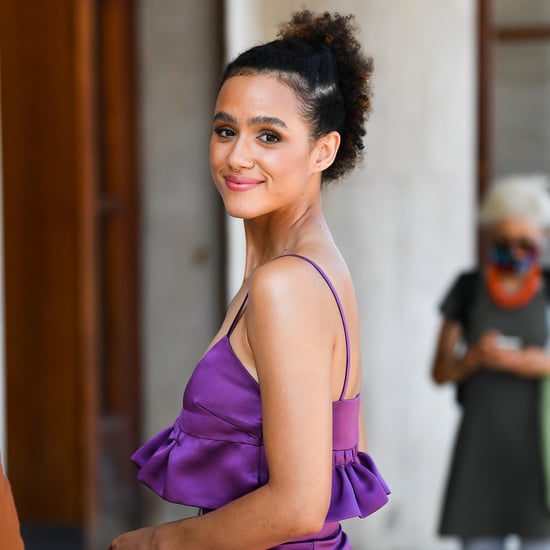 Nathalie Emmanuel's Purple Outfit at Venice Film Festival