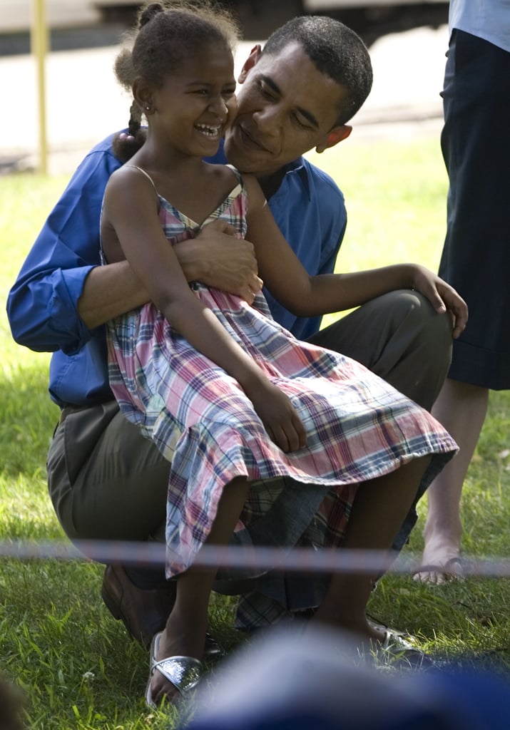 Barack Obama Cute Moments With Sasha and Malia