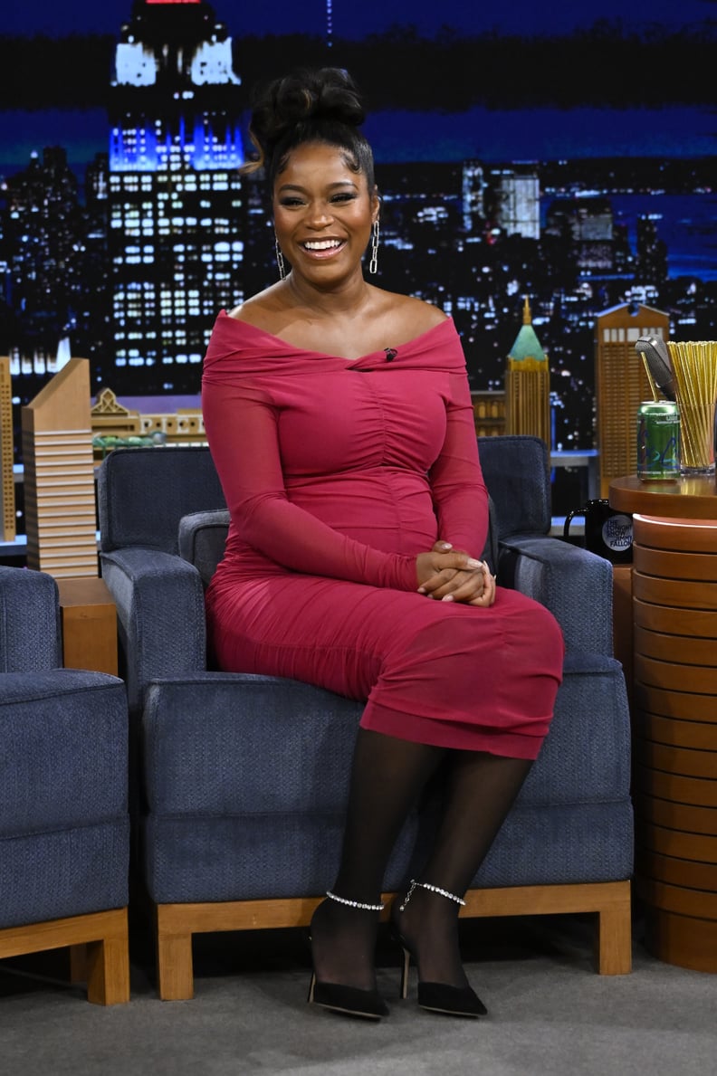 THE TONIGHT SHOW STARRING JIMMY FALLON -- Episode 1785 -- Pictured: Actress Keke Palmer during an interview on Wednesday, January 25, 2023 -- (Photo by: Todd Owyoung/NBC via Getty Images)