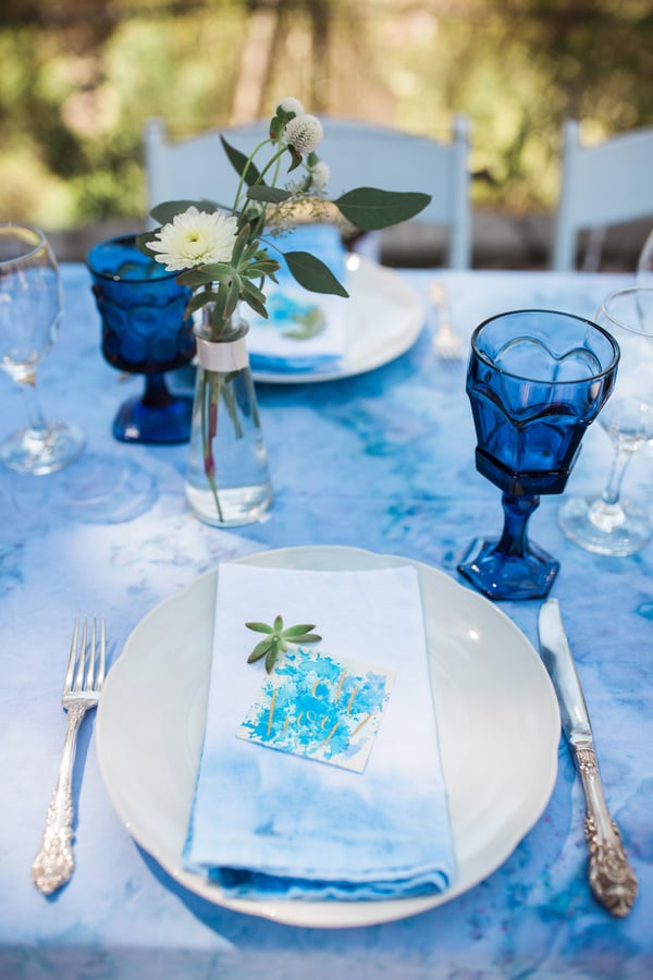 Blue Watercolor Baby Shower