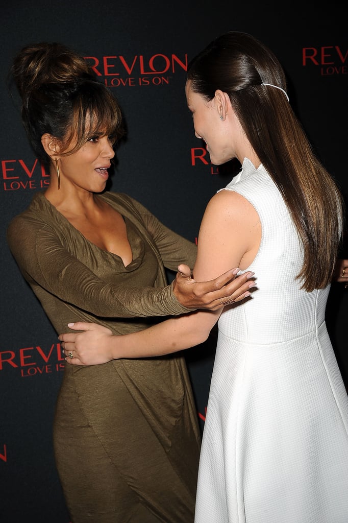 Halle Berry and Olivia Wilde at Revlon Event 2015