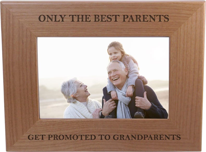 A Thoughtful Gift: Grandparents Wood Picture Frame