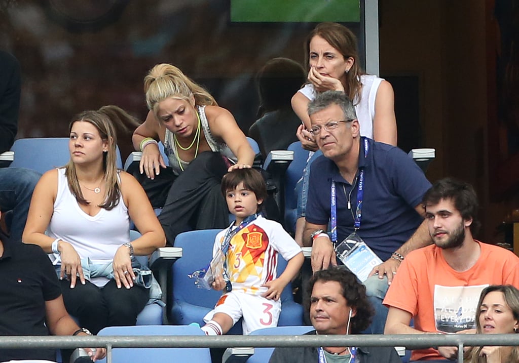 Shakira and Her Family at the Euro Cup 2016 | Photos