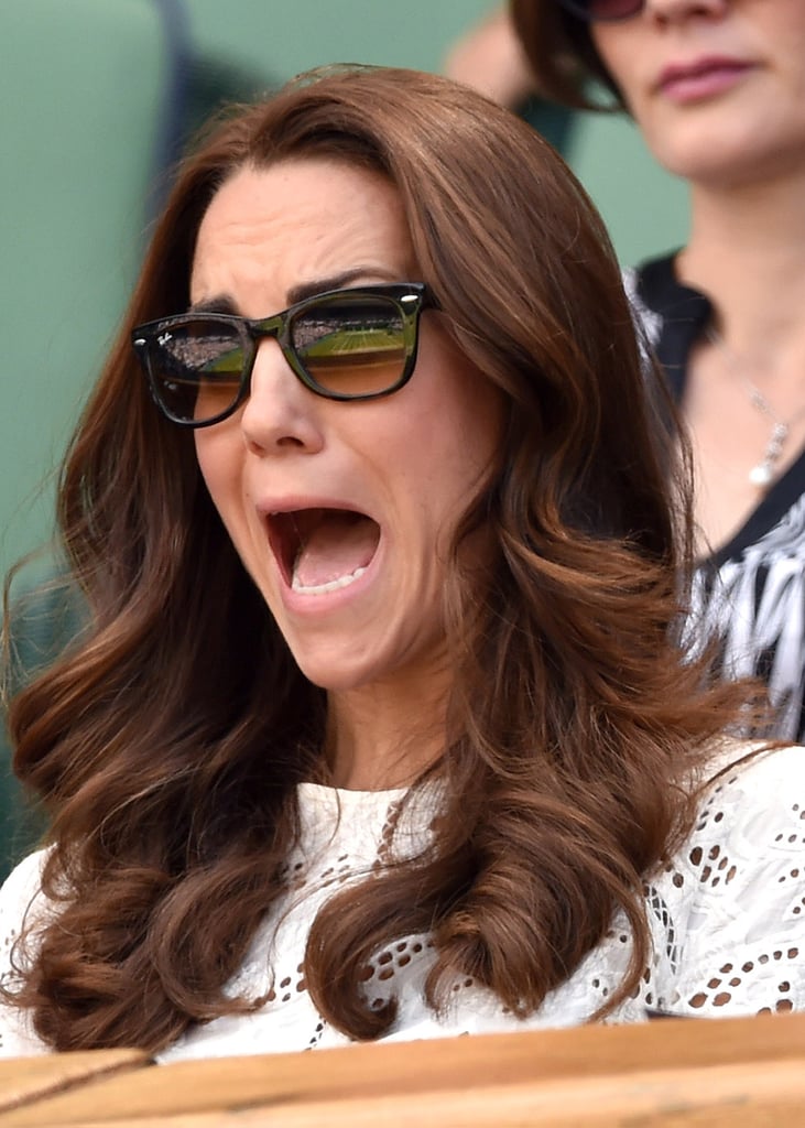 Kate Middleton's Facial Expressions Watching Sports Pictures