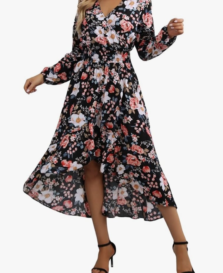 Best Floral Wrap Dress