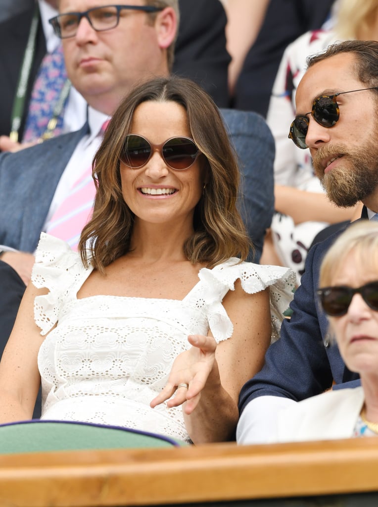 Pippa Middleton Anna Mason Dress at Wimbledon