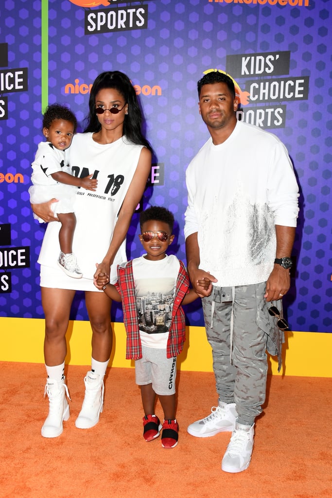 Ciara and Her Family at the 2018 Kids' Choice Sports Awards