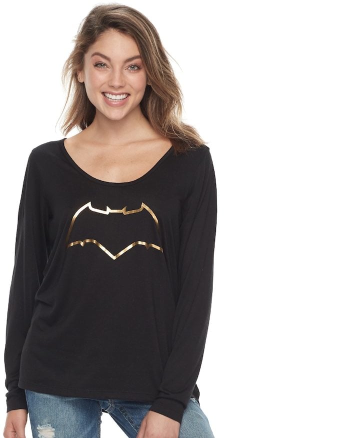 A Subtle Batman Logo T-Shirt