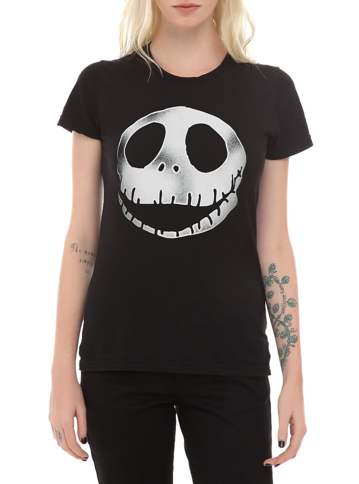 Jack Head Girls T-Shirt ($25) | Nightmare Before Christmas Disney ...