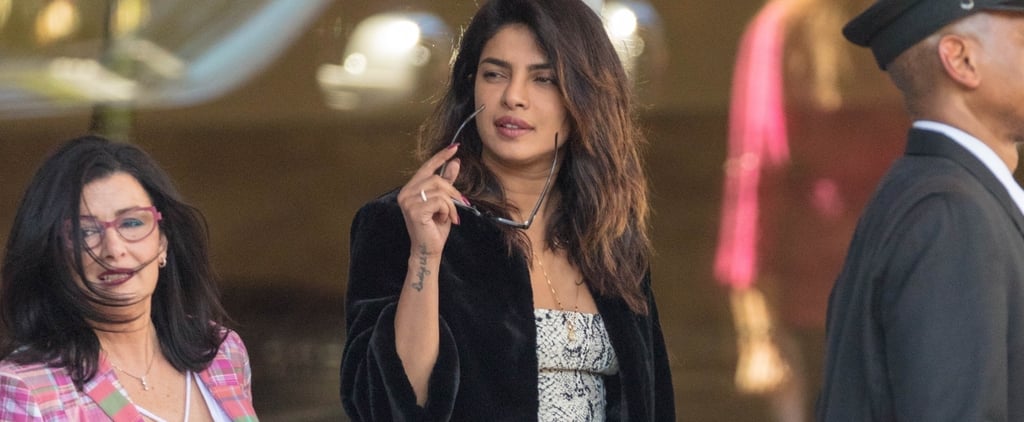 Priyanka Chopra Snake Print Reformation 2-Piece
