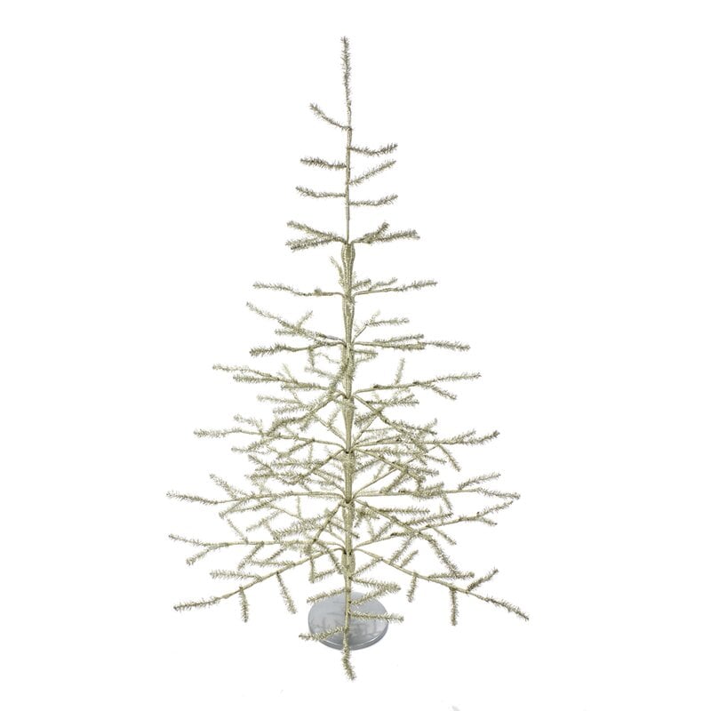 Sterling-Silver Coral Artificial Christmas Tree