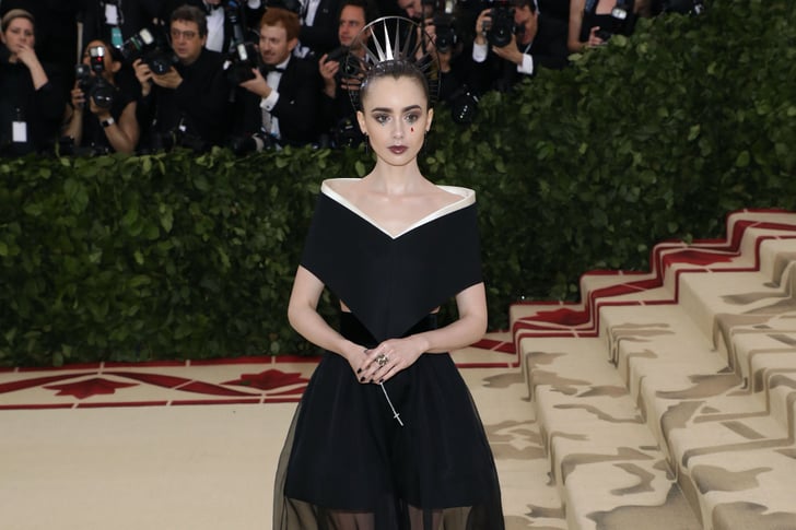 Lily Collins Makeup at the Met Gala 2018 | POPSUGAR Beauty ...