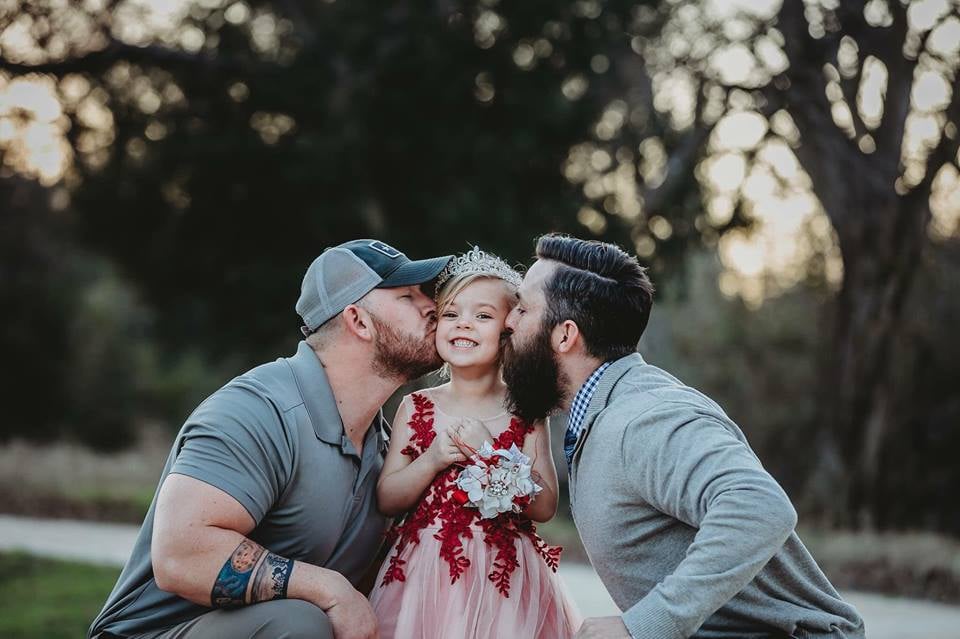 How a Dad and Stepdad Coparent Their Shared Daughter