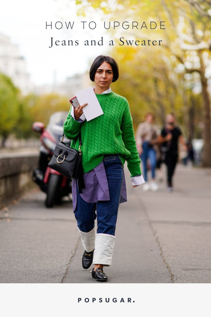 How to Wear Jeans and a Sweater