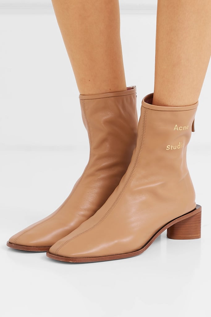 Acne Studios Bertine Leather Ankle Boots