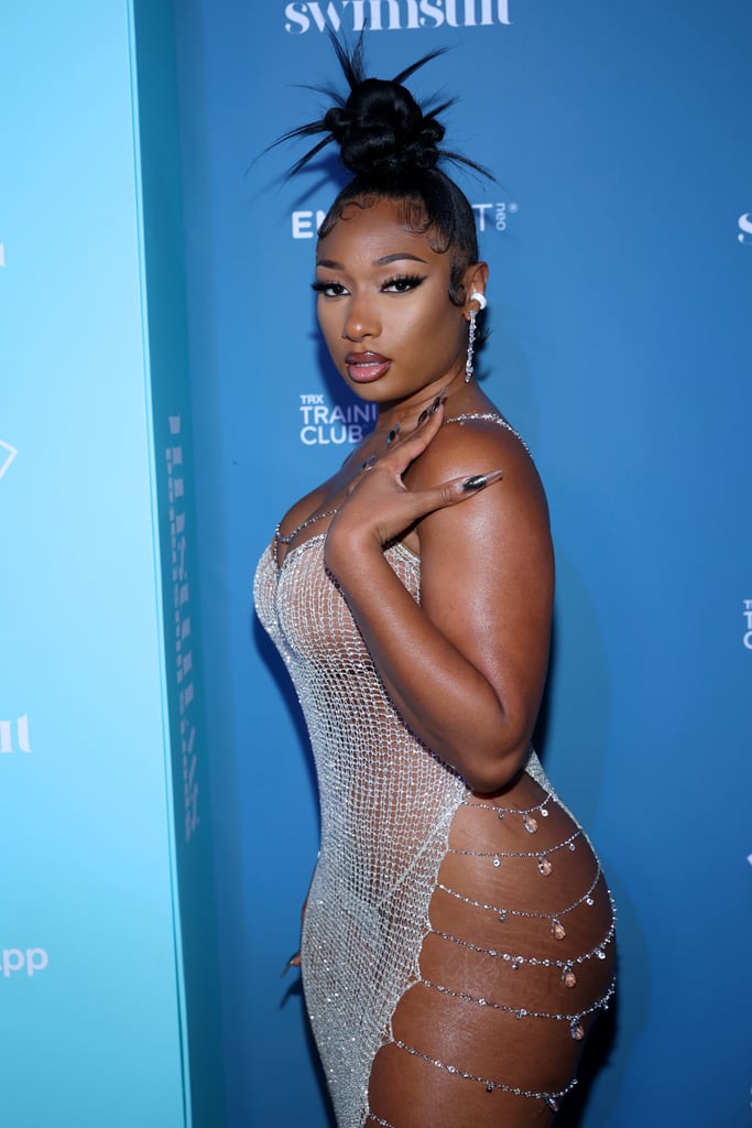 Megan Thee Stallion, Leyna Bloom at Sports Illustrated Party