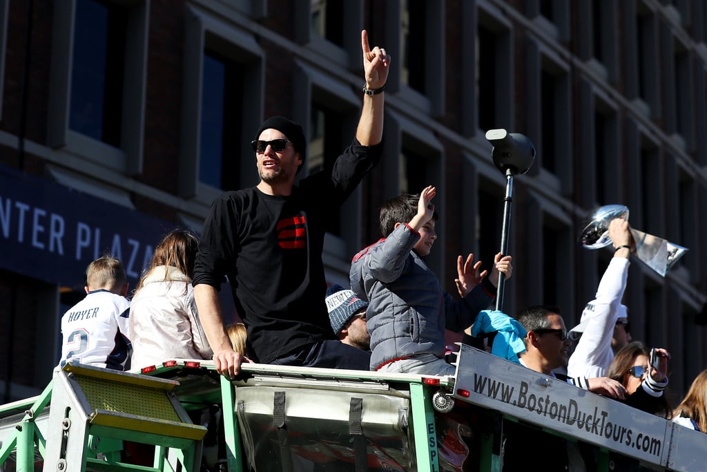 Tom Brady and His Family at 2019 Super Bowl Parade | POPSUGAR Celebrity Photo 9