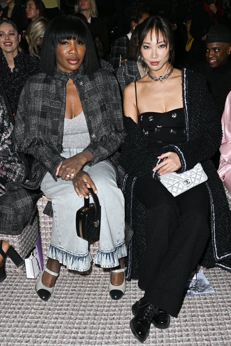 Venus Williams and Soo Joo Park at Chanel During Paris Fashion Week
