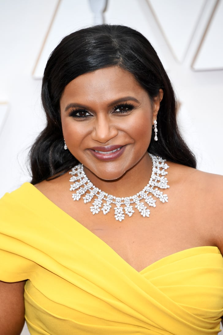 Mindy Kaling S 2020 Oscars Necklace Came With Security Popsugar