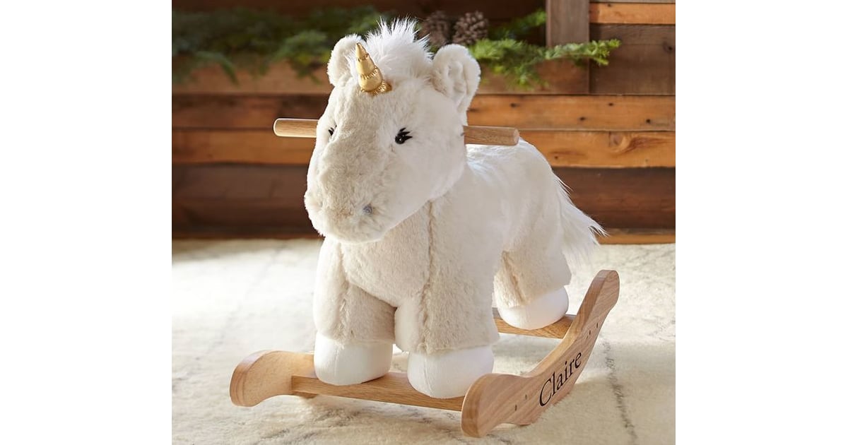 pottery barn unicorn rocker