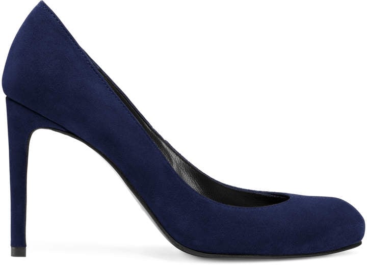 Stuart weitzman cheap blue suede shoes