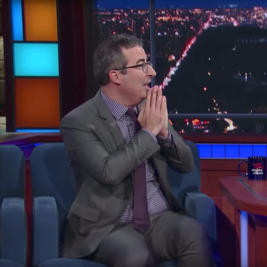 John Oliver and Stephen Colbert on Trump