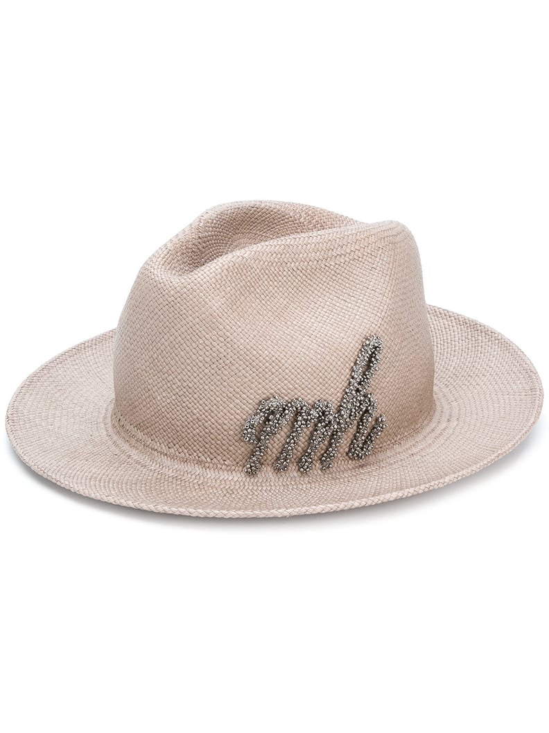 Misa Harada Embellished Fedora Hat