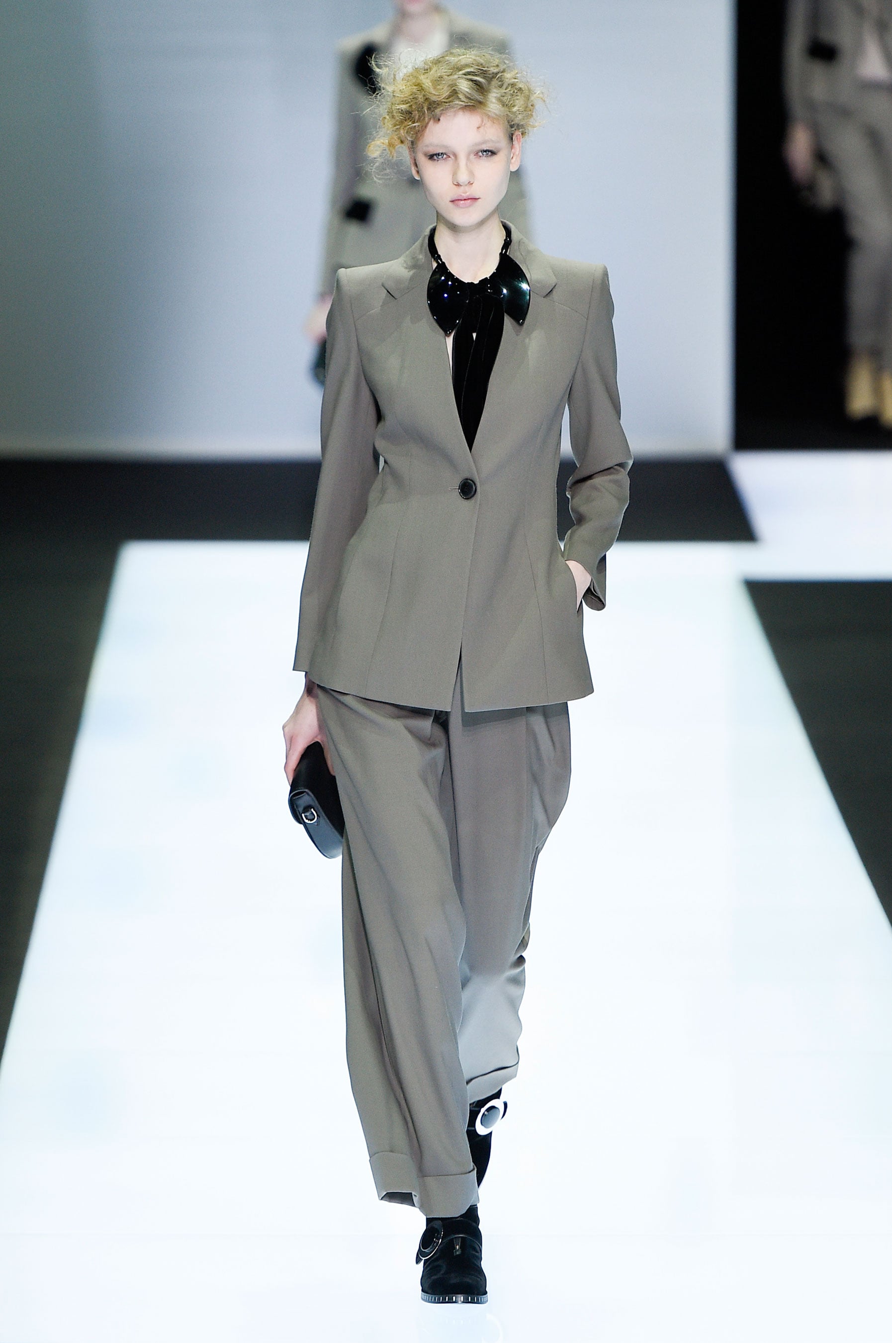 Fashion, Shopping & Style | A Brand-New Suit Just Came Walking Down Giorgio  Armani's Runway | POPSUGAR Fashion Photo 13
