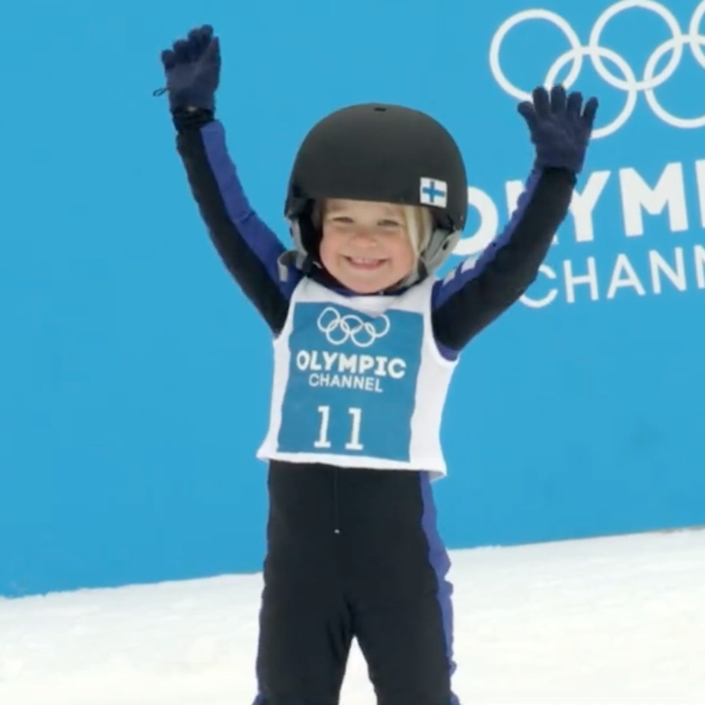Baby Winter Olympics Video 2018 Popsugar Family
