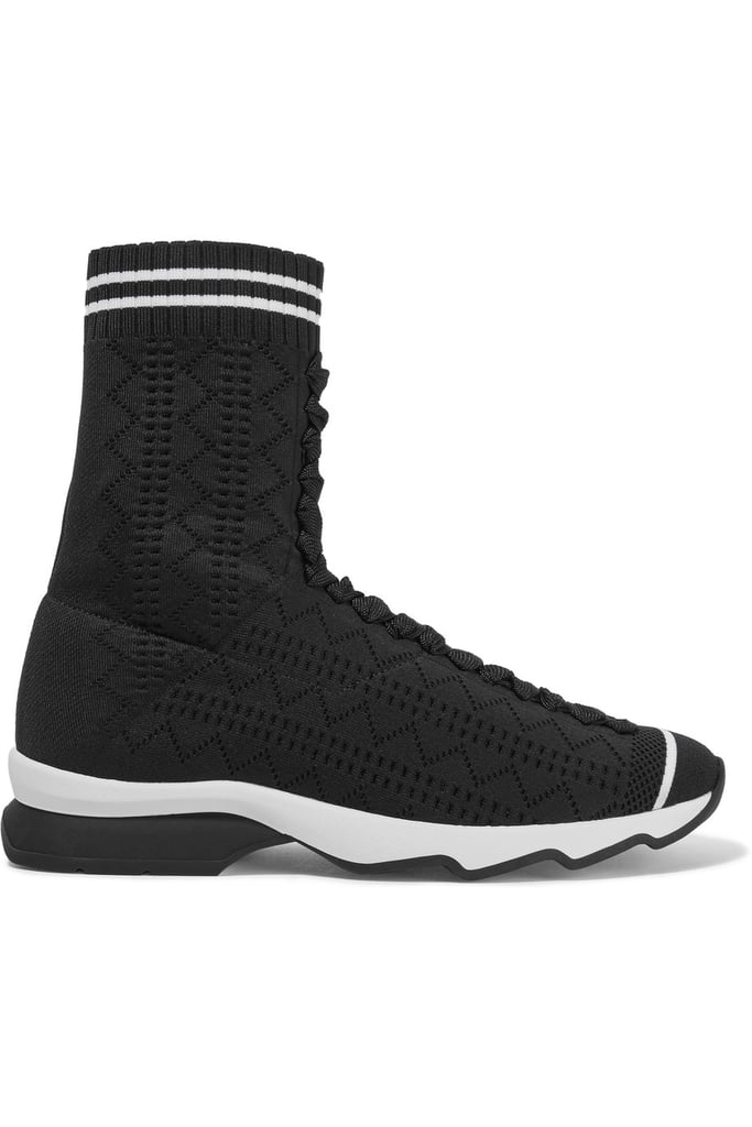 Fendi Stretch-Knit Sneakers