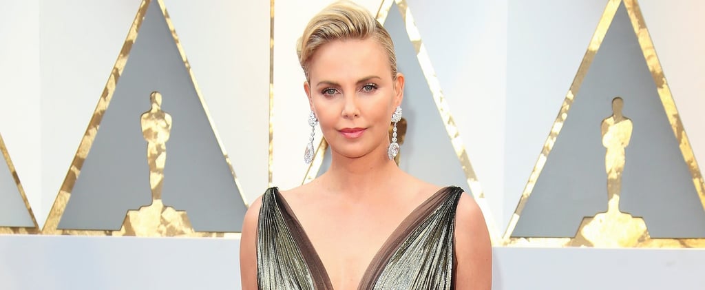 Charlize Theron Oscars Dress Censored on Iranian TV Channel